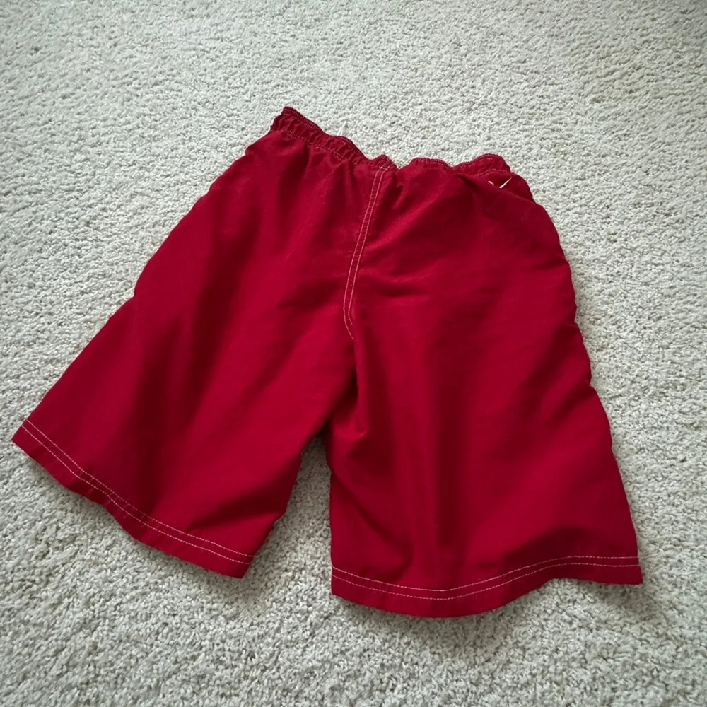 Boys Large Red swim trunks Nike